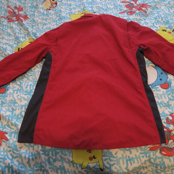 Land’s End Delta Airline Ramp Button Shirt Long Sleeve Size Small 6-8 Red - Picture 7 of 7